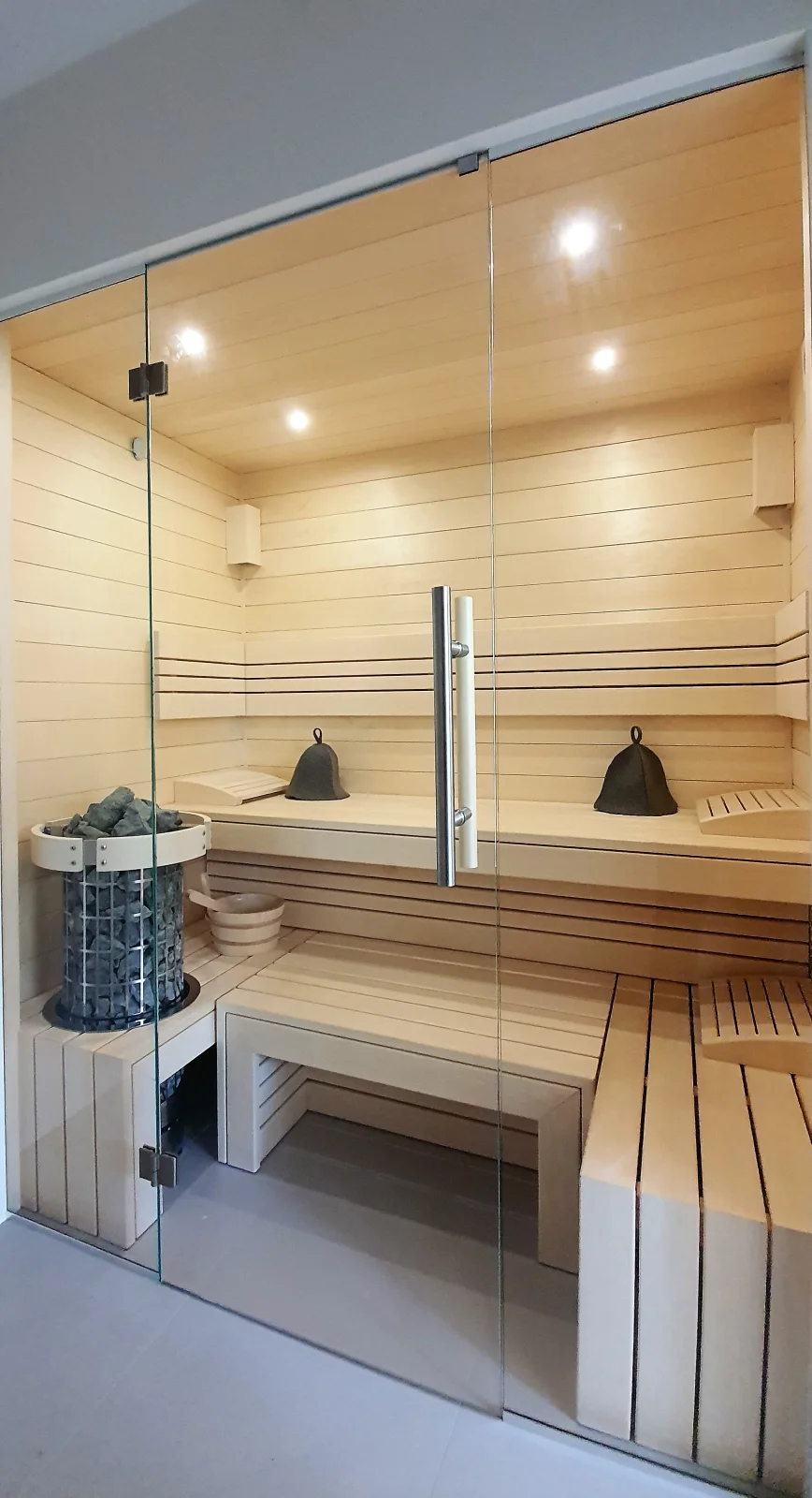 Realizacja nowoczesnej sauny wewnętrznej - zdjęcie 75