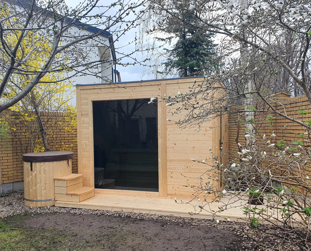 Realizacja nowoczesnej sauny zewnętrznej - zdjęcie 31
